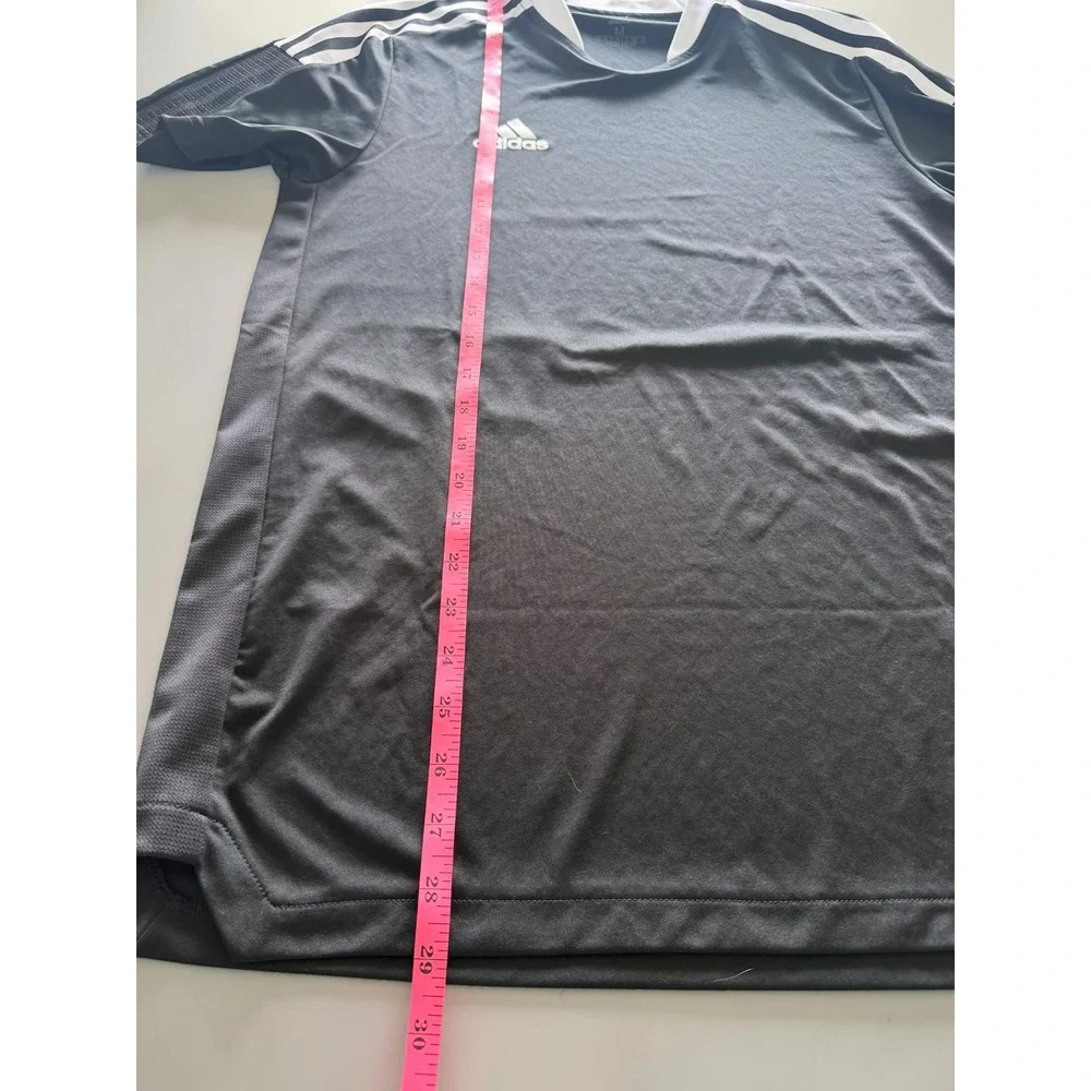 Adidas Aeroready Soccer Training Jersey Black White Medium